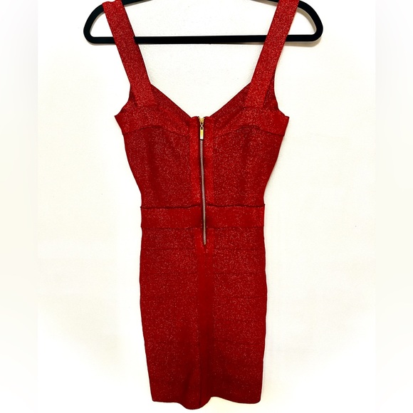 Guess - Farica Bandage Dress in red. XS - Picture 4 of 6